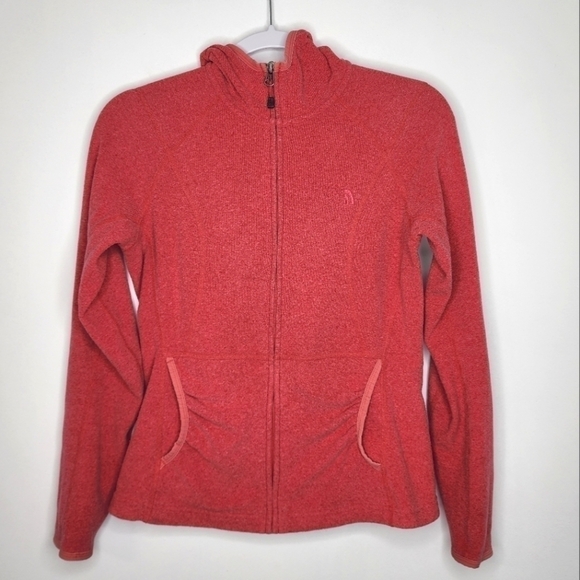The North Face Terrycloth Full Zip Hoodie Jacket Polartec Small - Picture 1 of 13